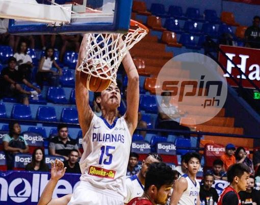 Gilas Cadet Won Against UE with 2 Blocks and 2 Dunks from Kai