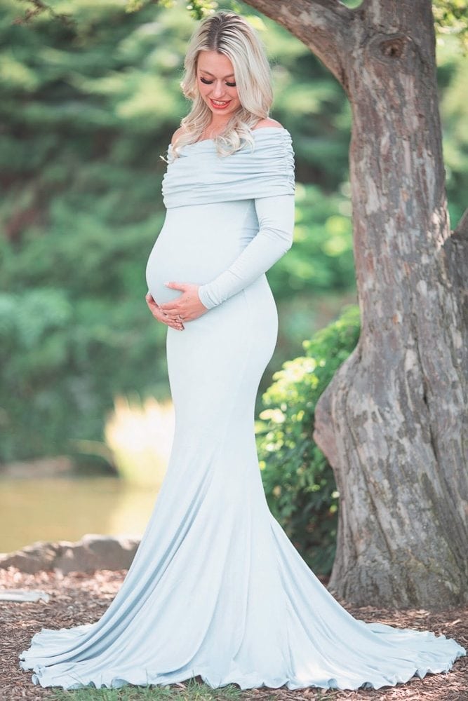 Elegant Maternity Dresses For Photo Shoot Lace Pregnancy Dress