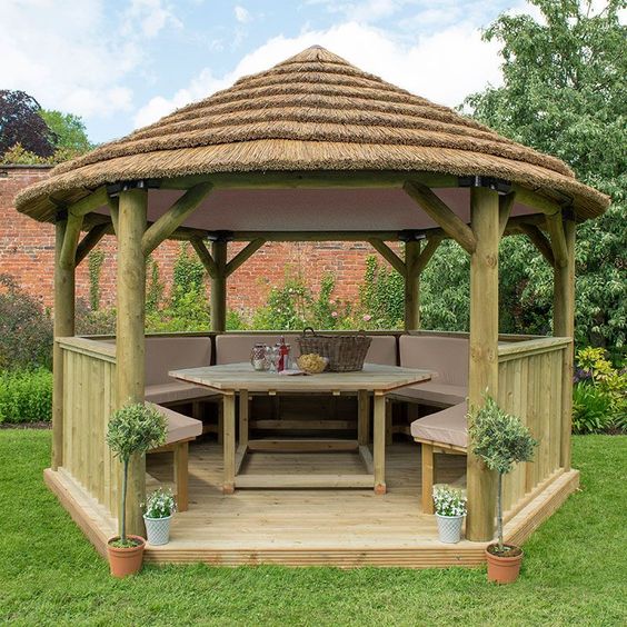 mongolian-style gazebo