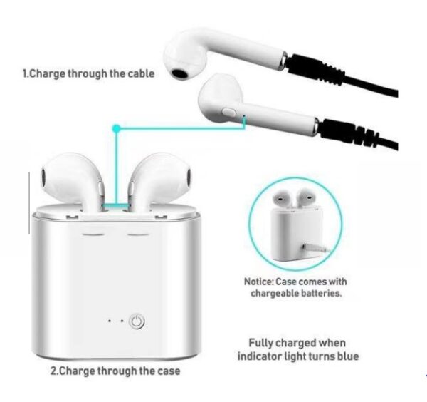 Earpods Wireless Bluetooth Headset With Charge Box - - Image 4