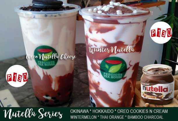 Nutella Milk Tea Series in Cebu