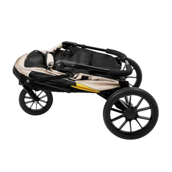 3-in-1 Minika Large Pet Stroller-Bicycle Trailer-Soft Sided Kennel, Foldable Buggy, 3-Wheel Pram - Image 3