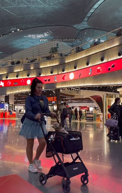 @nycyorkiegirls at the Austrian airport