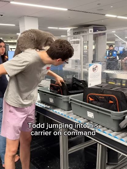 @louieandtodd at Chicago Airport