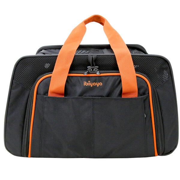 ibiyaya Airline Approved Pet Stroller with Detachable Carrier In-Cabin Under Seat & Folded Frame on Compartment - Image 9