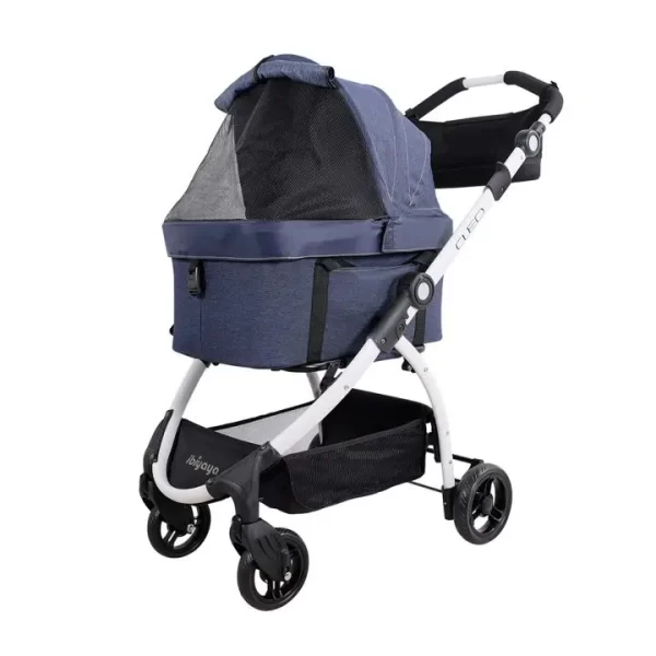 Ibiyaya Pet Stroller with Detachable Carriers - Pet Wagon for Small, Medium and Large Dogs, Cats and Rabbits - Image 11