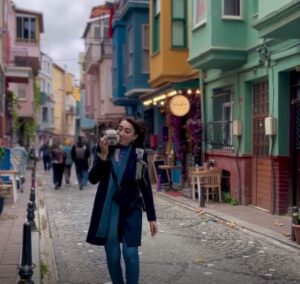 istanbul s street in Balat is Kiremit Street