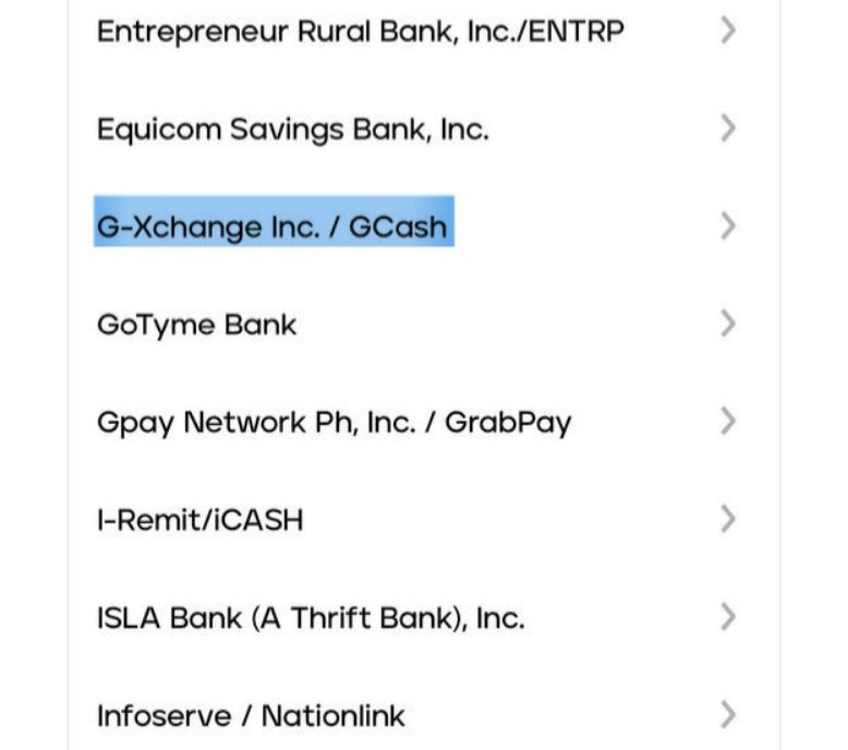 Transfer Paymaya to Gcash