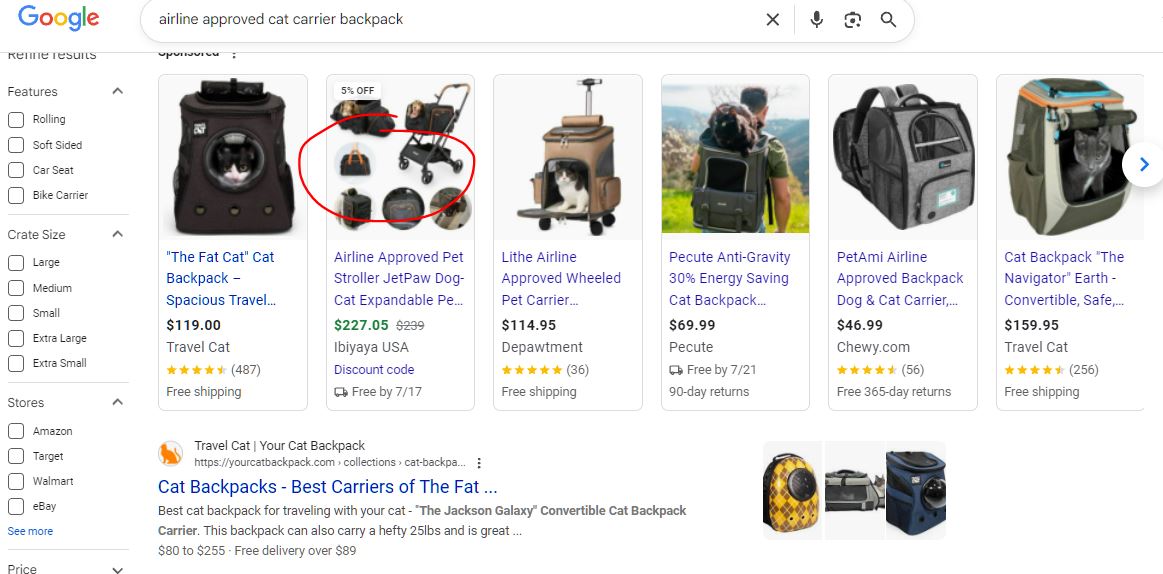 airline approved cat carrier